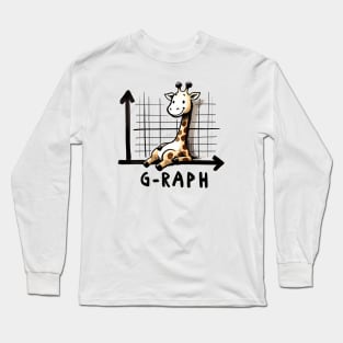 Graph Data Giraffe Long Sleeve T-Shirt